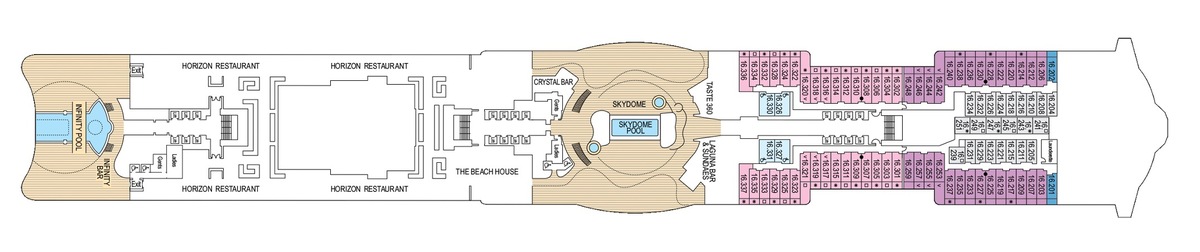 Deck 16 - Lido Deck